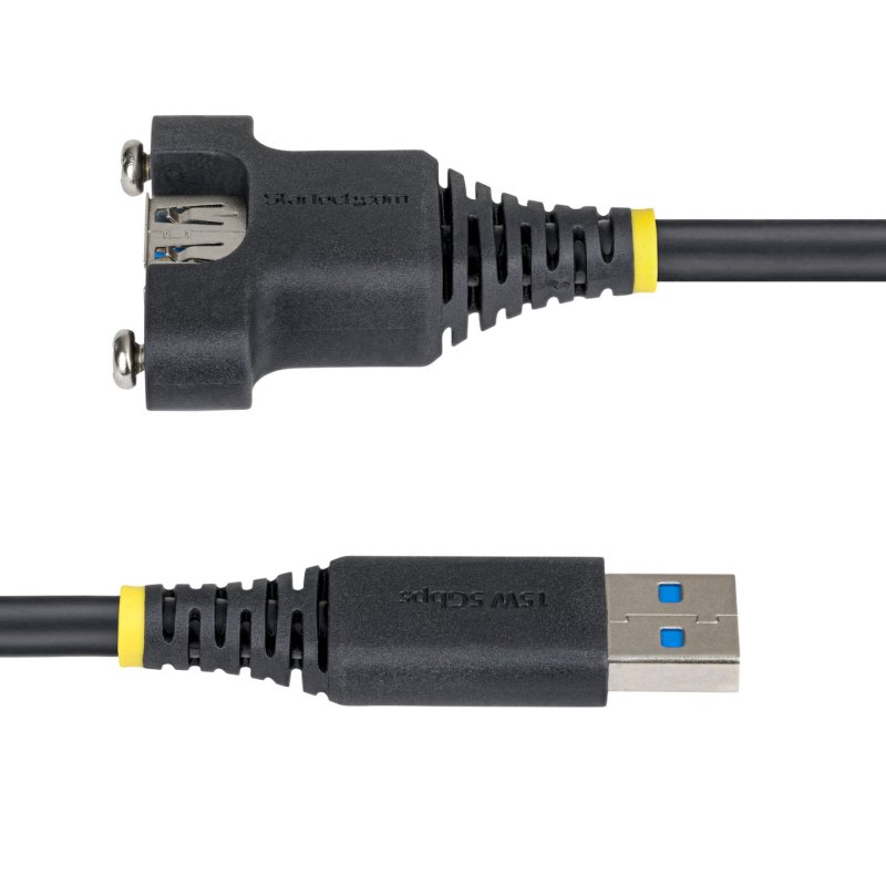 2m Panel Mount USB-A Extension Cable