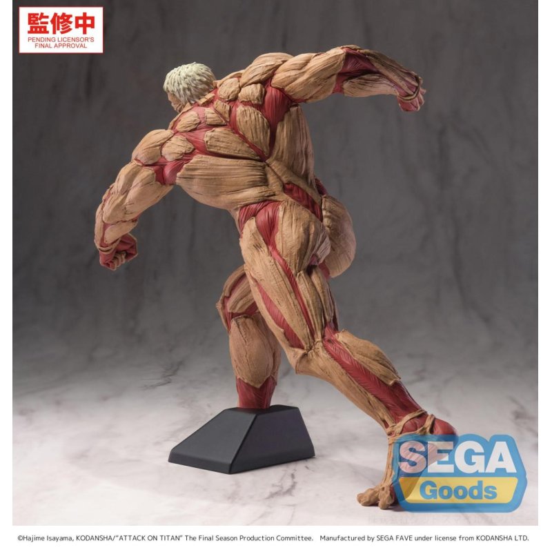 L'ATTAQUE DES TITANS - Reiner "Titan cuirassé" -Figurine GigantiX 25cm