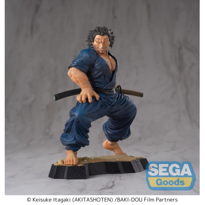 BAKI-DOU - Musashi Miyamoto - Figurine Luminasta 17cm