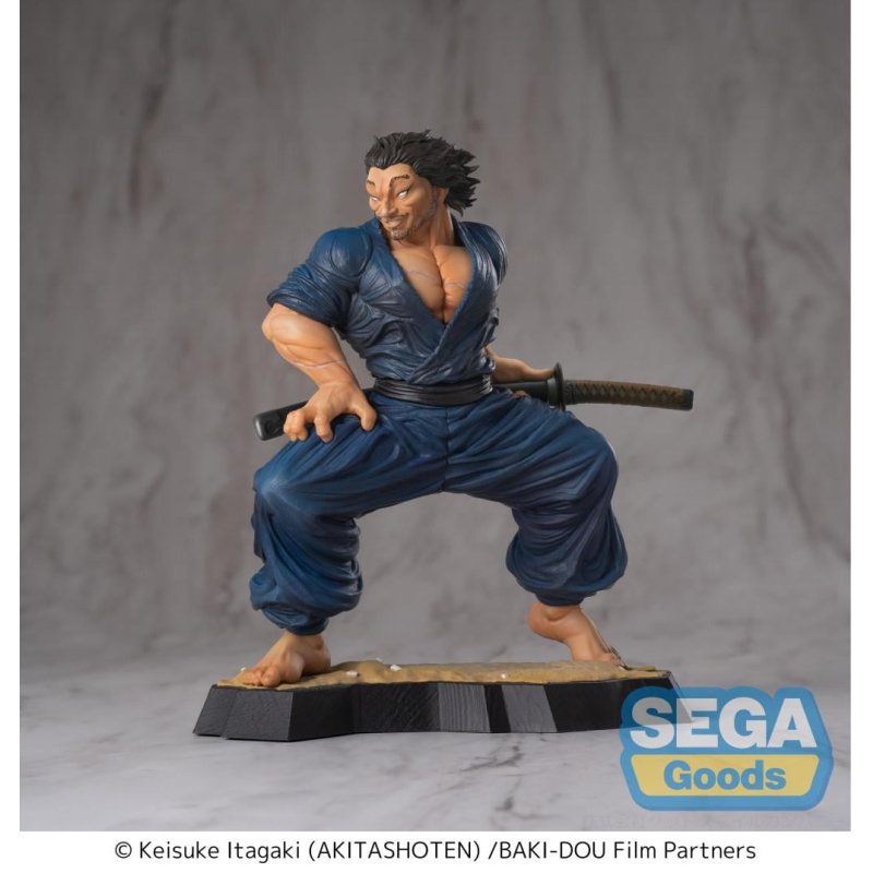BAKI-DOU - Musashi Miyamoto - Figurine Luminasta 17cm