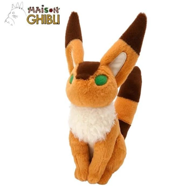 LE CHATEAU DANS LE CIEL - Renard Ecureuil - Peluche Komorebi 24cm