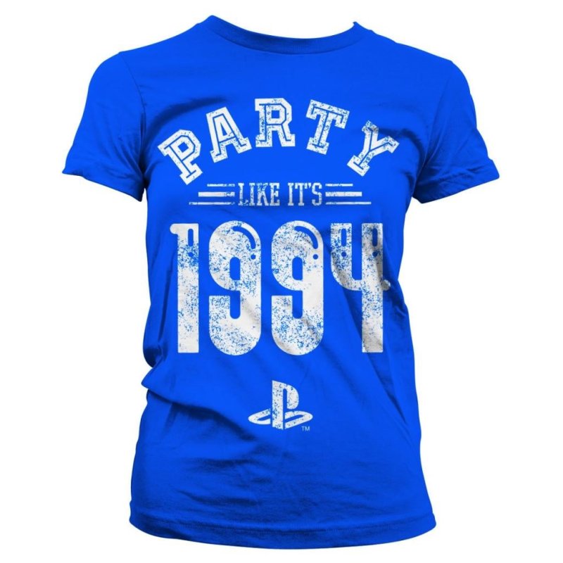 PLAYSTATION - T-Shirt Party Like It's 1994 - GIRL Blue (L)
