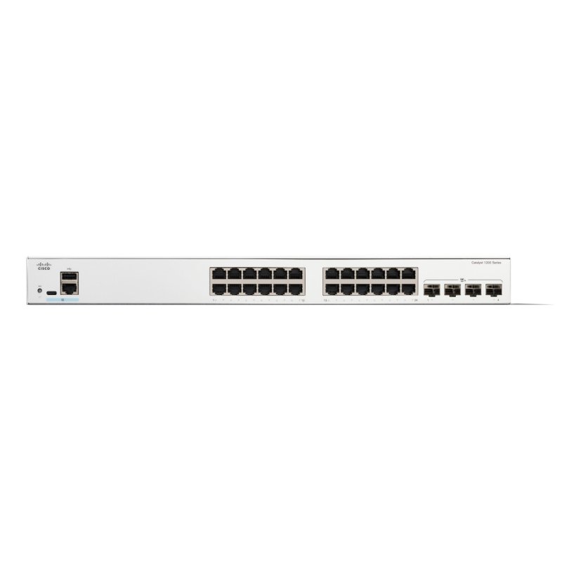 Cisco Catalyst C1200-24T-4X-RF network switch Managed L2/L3 Gigabit Ethernet (10/100/1000) White