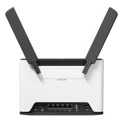 Mikrotik Chateau LTE7 ax routeur sans fil Gigabit Ethernet Bi-bande (2,4 GHz / 5 GHz) 4G Noir, Blanc