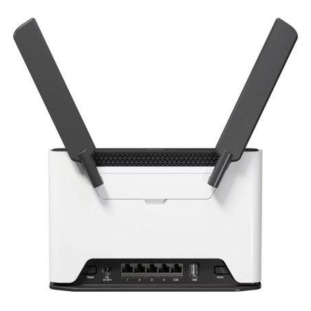 Mikrotik Chateau LTE7 ax routeur sans fil Gigabit Ethernet Bi-bande (2,4 GHz / 5 GHz) 4G Noir, Blanc
