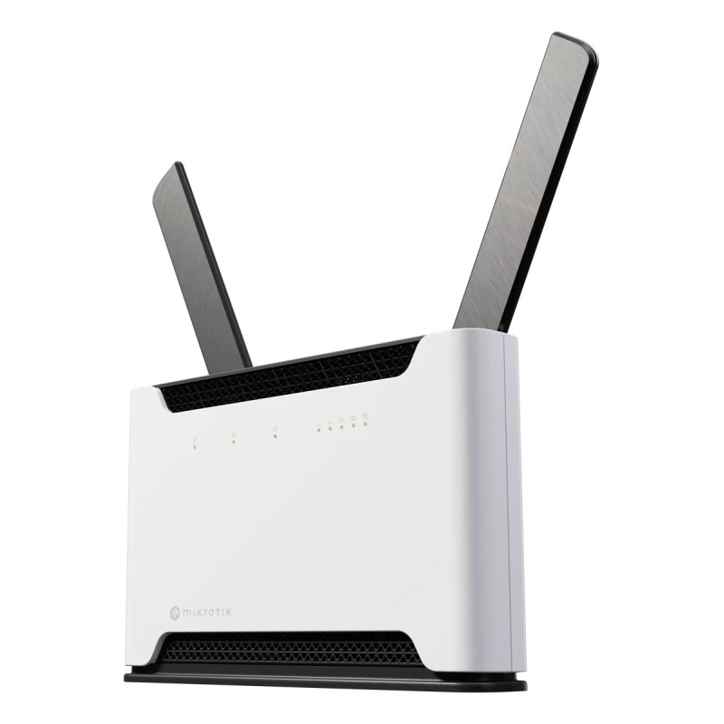 Mikrotik Chateau LTE7 ax routeur sans fil Gigabit Ethernet Bi-bande (2,4 GHz / 5 GHz) 4G Noir, Blanc
