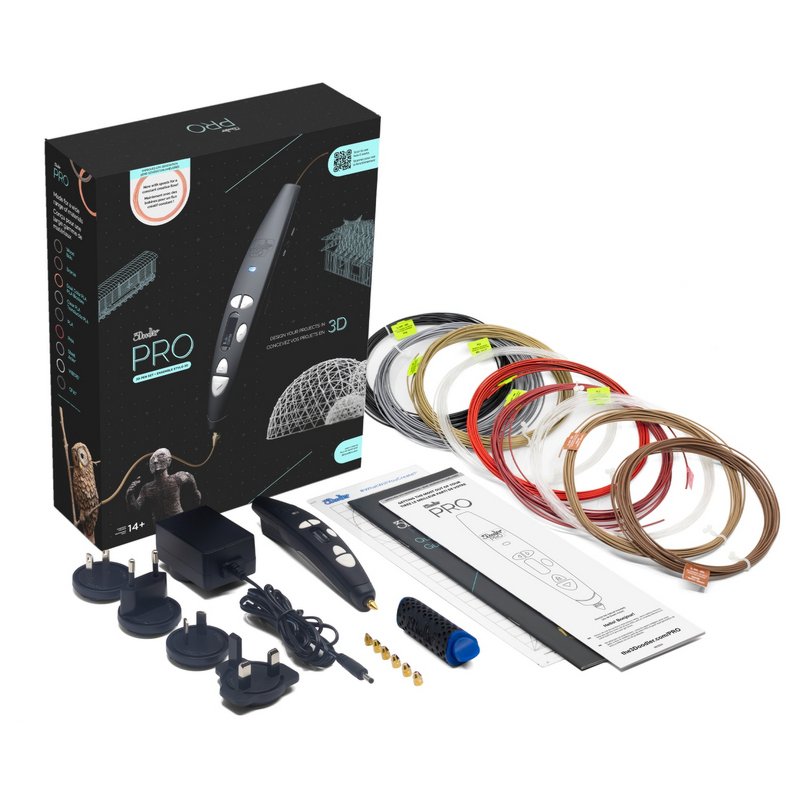 3Doodler 3D Pen\"\"Pro III\"\" Set stylo 3D Noir