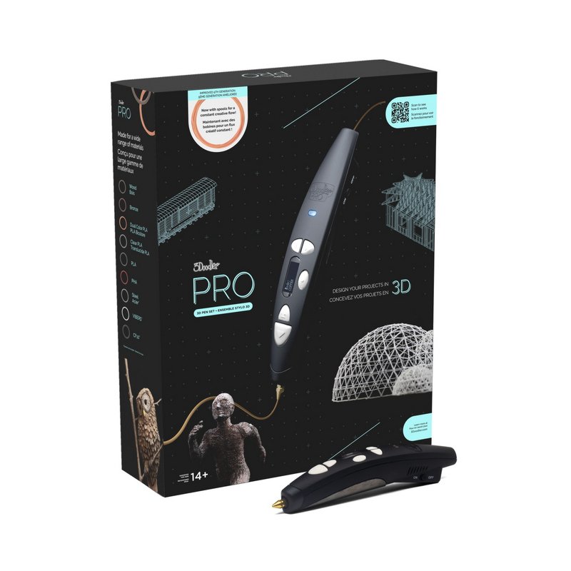 3Doodler 3D Pen\"\"Pro III\"\" Set stylo 3D Noir