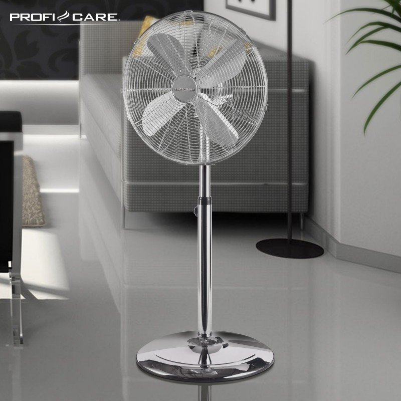 ProfiCare PC-VL 3064 MS 40 cm Metall Stand-Ventilator inox