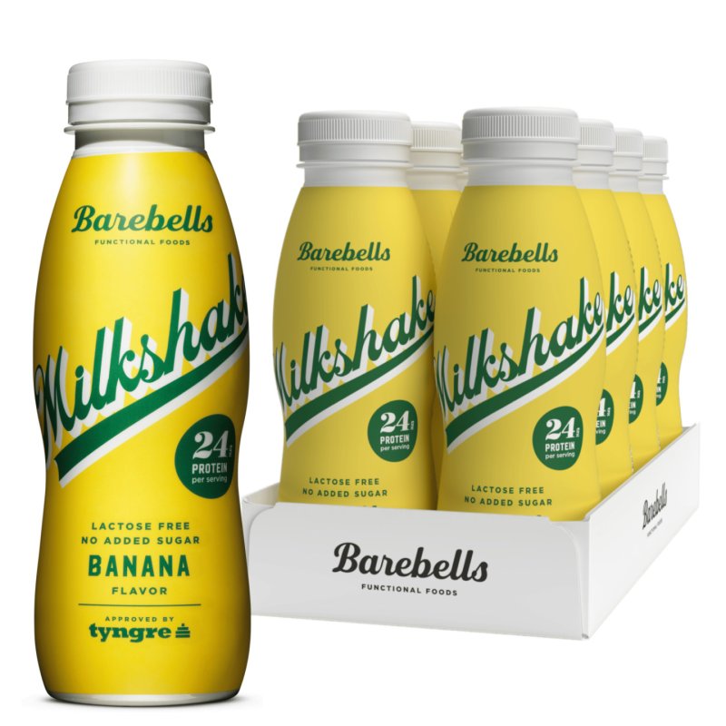 Barebells - Banana Milkshake - 8x330 ml.