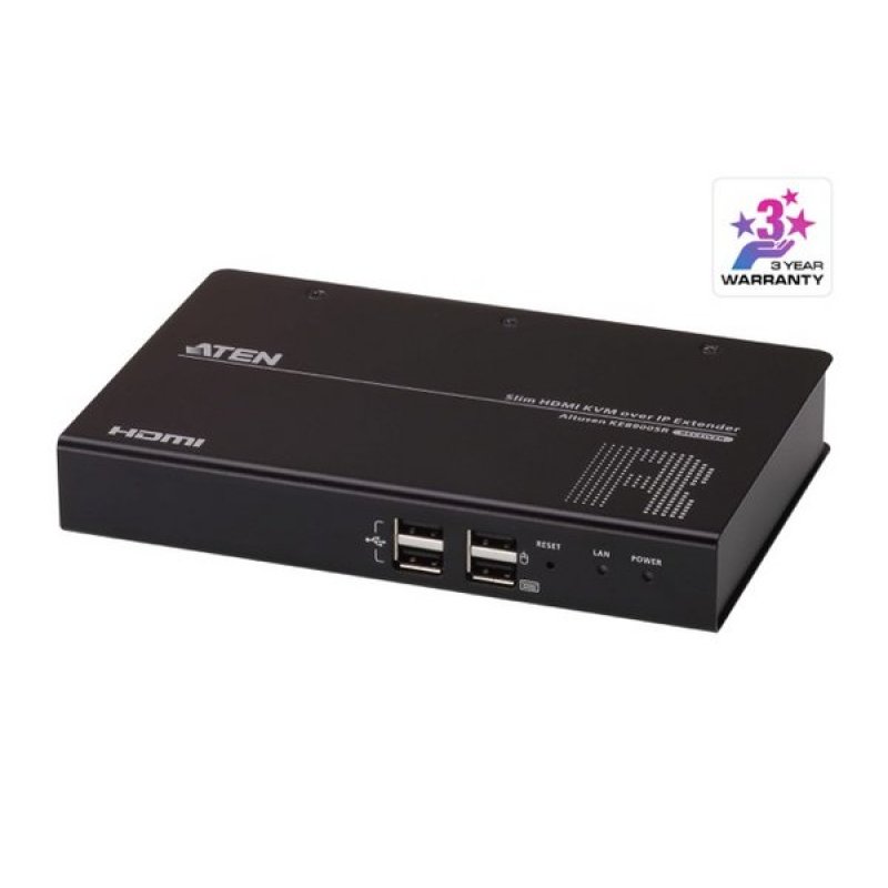 ATEN Einzeldisplay KVM over IP-Empfänger | KE8900SR
