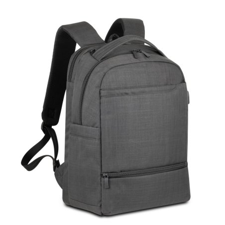 Business backpack 15,6" USB-A socket ECO polyester Black