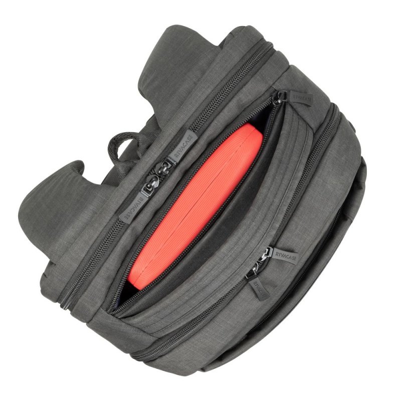 Business backpack 15,6" USB-A socket ECO polyester Black