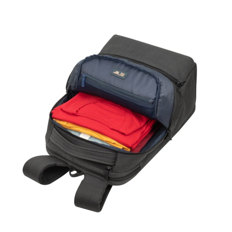 Business backpack 15,6" USB-A socket ECO polyester Black