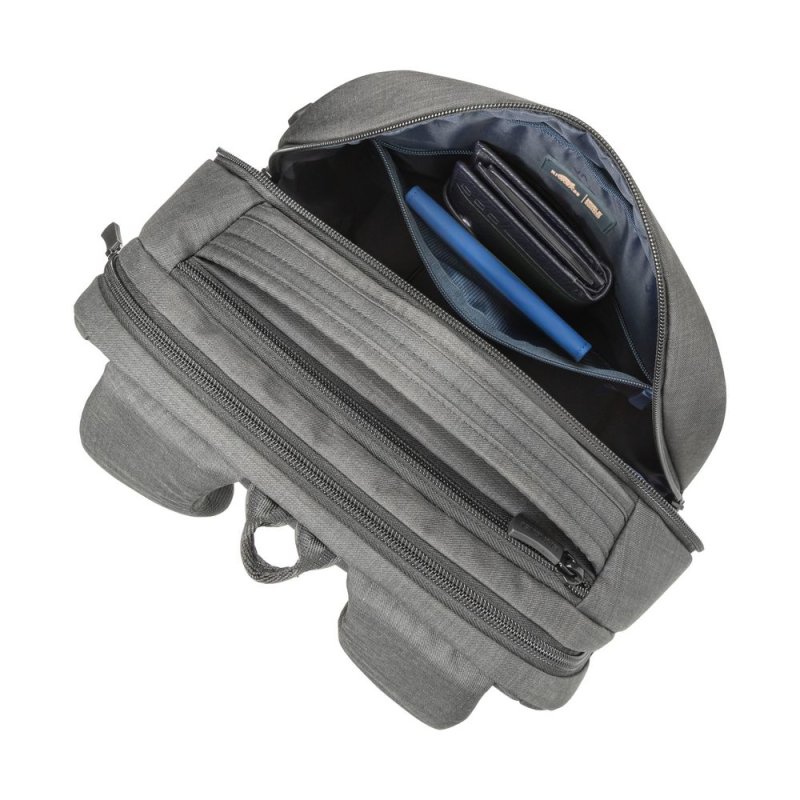 Business backpack 15,6" USB-A socket ECO polyester Black
