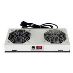 2 Fan Kit with On/Off for Ekivalan Enclosure, Black