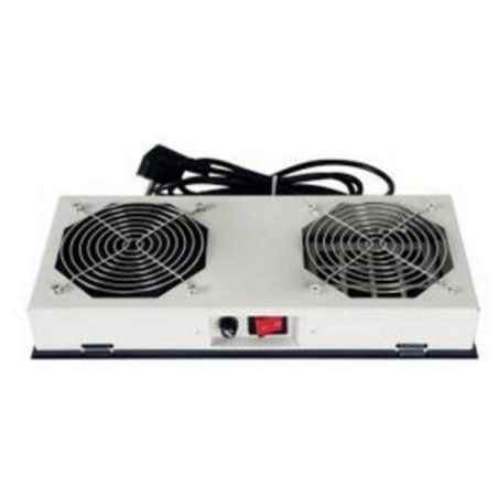 2 Fan Kit with On/Off for Ekivalan Enclosure, Black