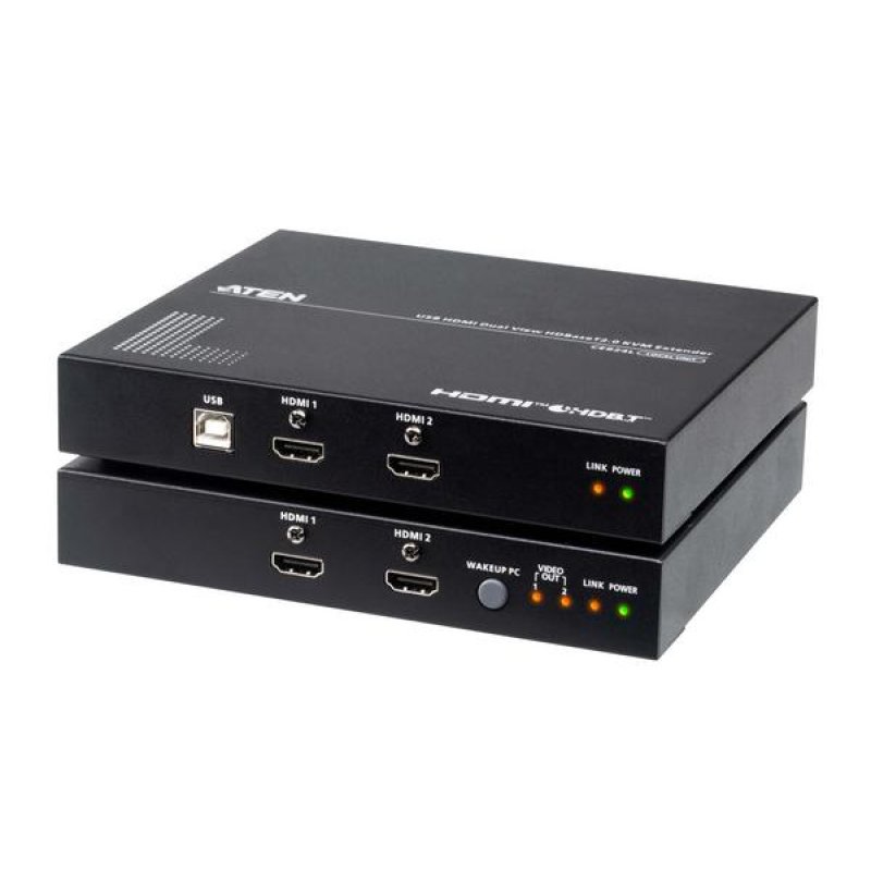 ATEN CE824 Extension KVM USB HDMI Double affichage HDBaseT 2.0 (4K@100m)
