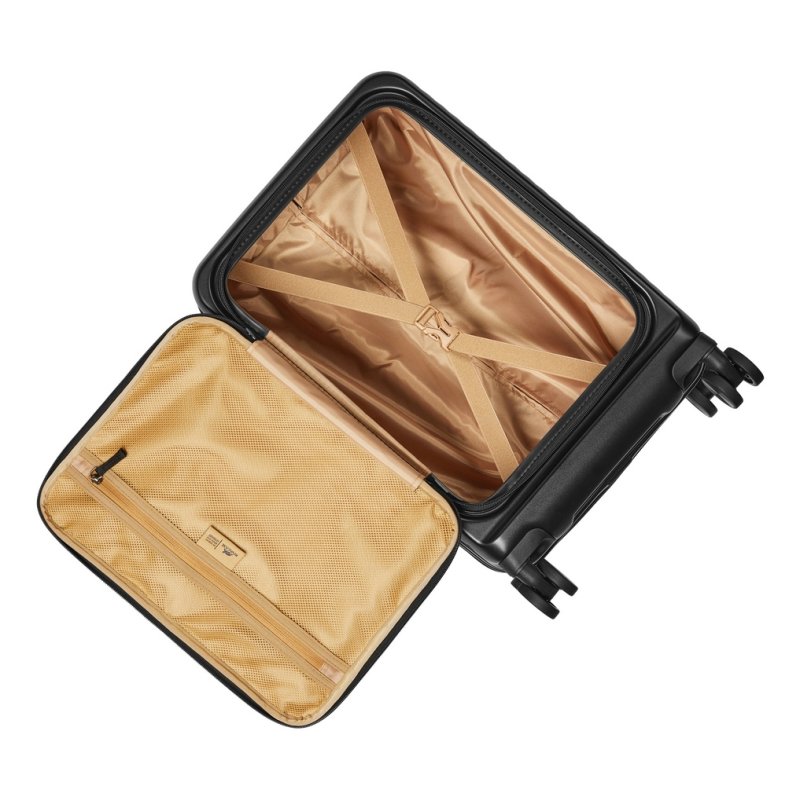 Rivacase Clark Trolley Hard shell Black 34 L Aluminium, Polycarbonate (PC), Polyester