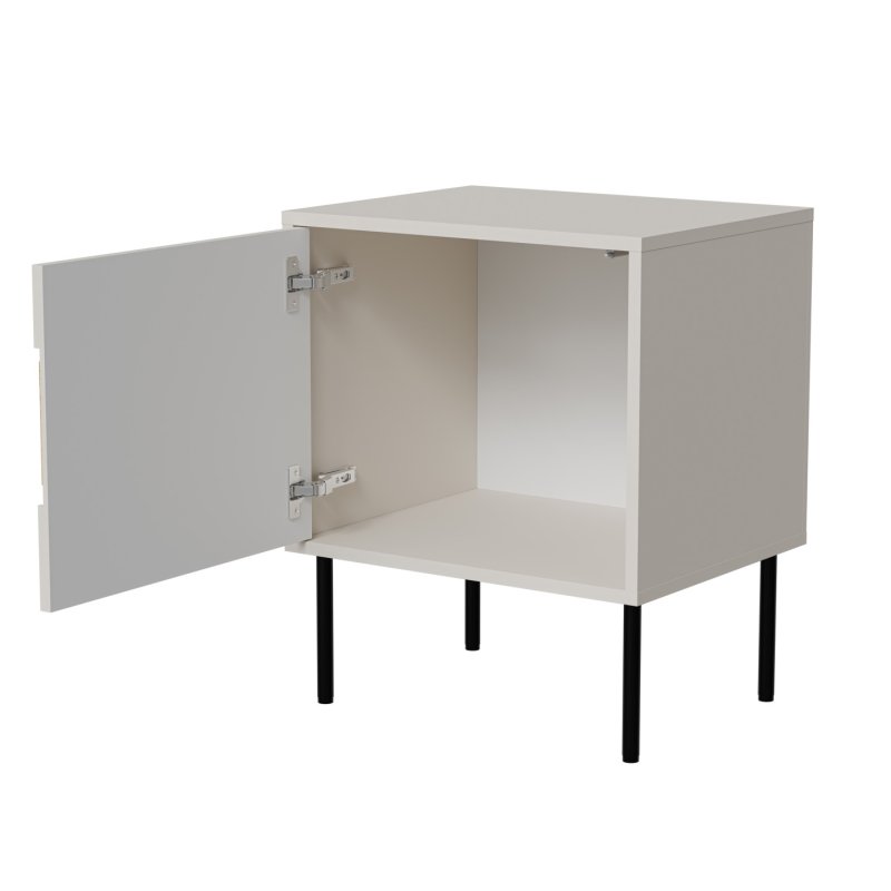 Cama Bedside cabinet, 2 pcs. INSERTO 50x40x61.5 cashmere LED