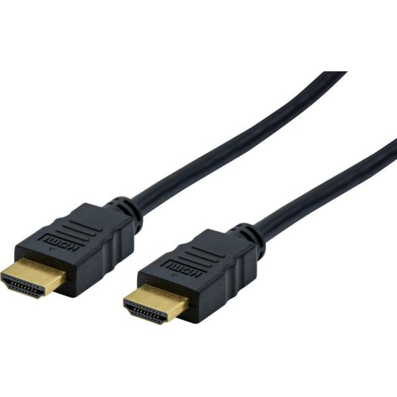 CORDON HDMI HIGHSPEED AVEC ETHERNET OR - 0,50m