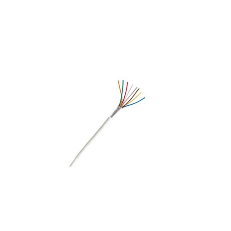 Flexible Alarm Cable 100% BC 6x0.22mm² LSZH Eca White