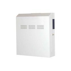 Wall-mounted enclosure 4RU, small footprint 640x220x800, bla