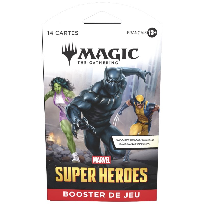MTG: MARVEL SUPER HEROES - BOOSTER DE JEU (SLEEVED)