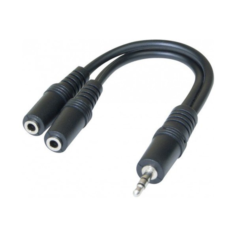 Dacomex 194014 câble audio 0,15 m 3,5mm 2 x 3.5mm Noir