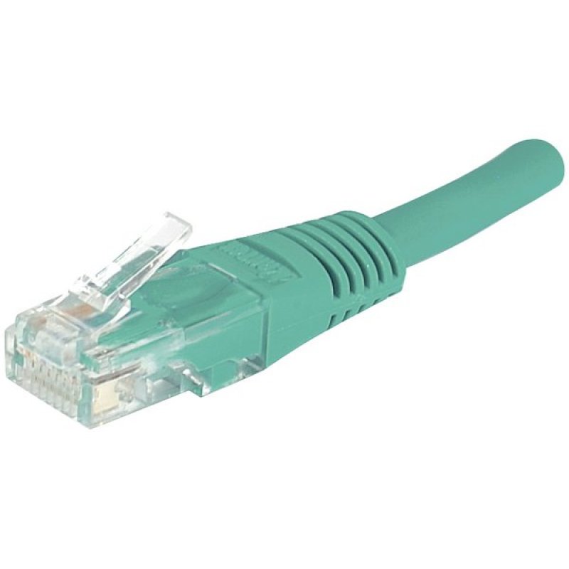 Cat6 RJ45 Patch cable U/UTP green - 15 m