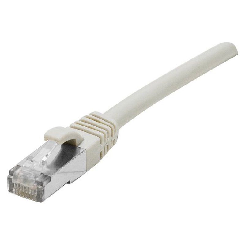 Cat5e RJ45 Patch cable F/UTP snagless grey - 0,15 m
