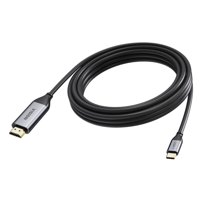 Vision TC 5MUSBCHDMI/BL video cable adapter 5 m USB Type-C HDMI Type A (Standard) Black