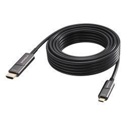 Vision TC 15MUSBCHDMI /BL video cable adapter 15 m USB Type-C HDMI Type A (Standard) Black