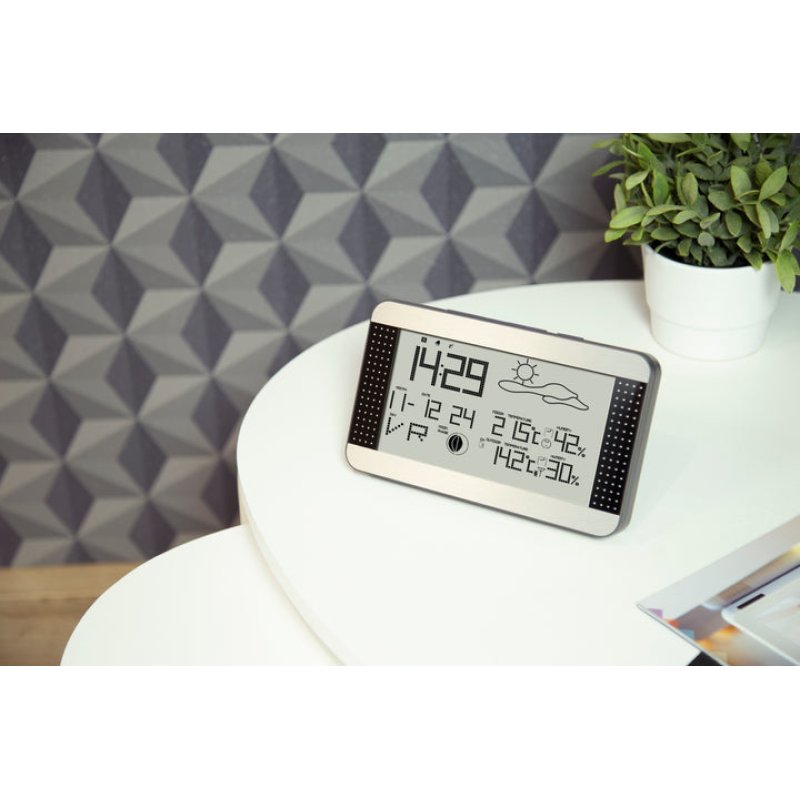 Alecto WS-1700 Noir, Argent LCD Batterie