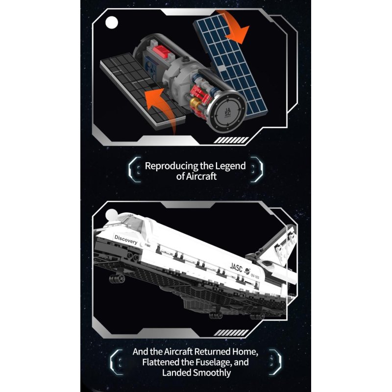 POP SERIES - Kit de Construction - Navette Spatiale - 950pc
