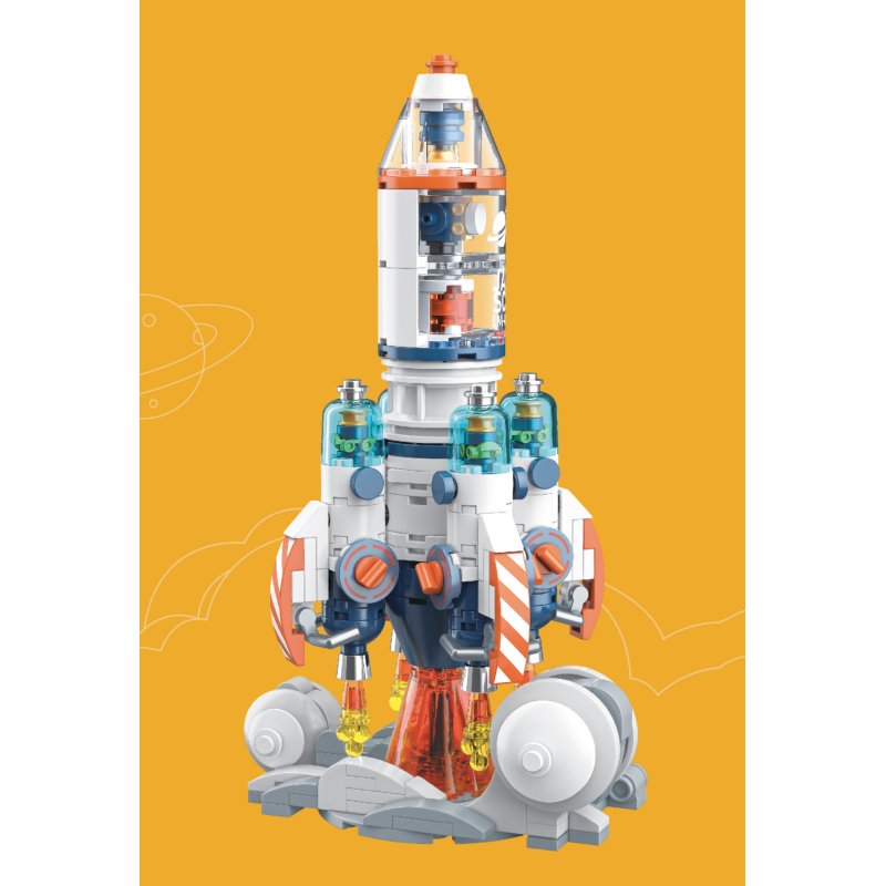 POP SERIES - Kit de Construction - Fusée exploration spatiale - 294pc
