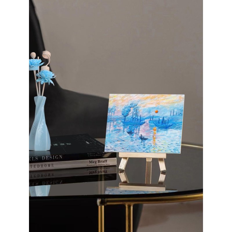 Peinture 3D en résine DIY - Levée de soleil - 13.5x10cm