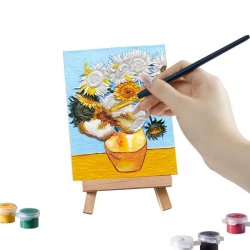 Peinture 3D en résine DIY - Tournesol - 13.5x10cm
