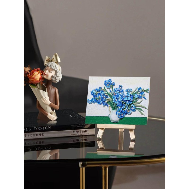 Peinture 3D en résine DIY - Iris -13.5x10cm