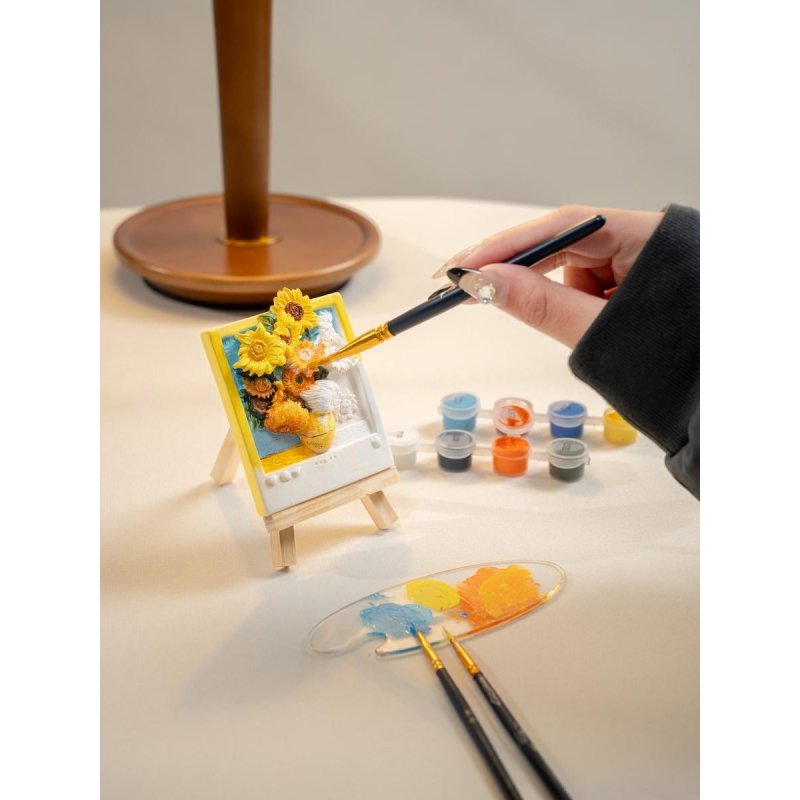 MAGNET DIY - Tournesols - Aimant à peindre en 3D DIY