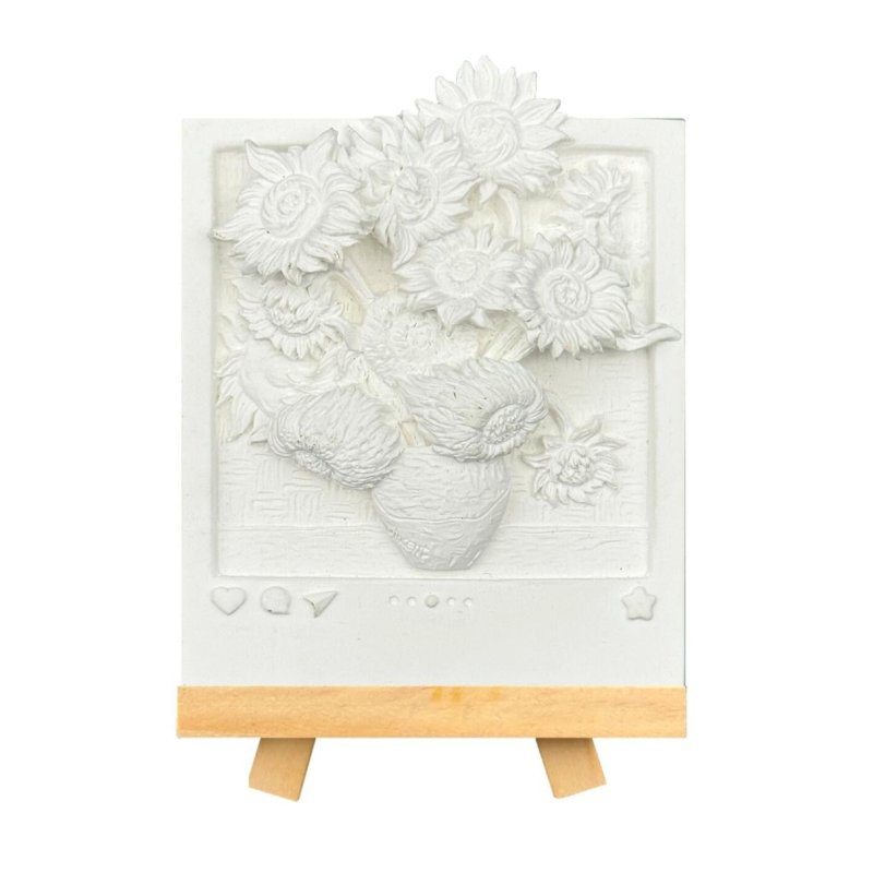 MAGNET DIY - Tournesols - Aimant à peindre en 3D DIY