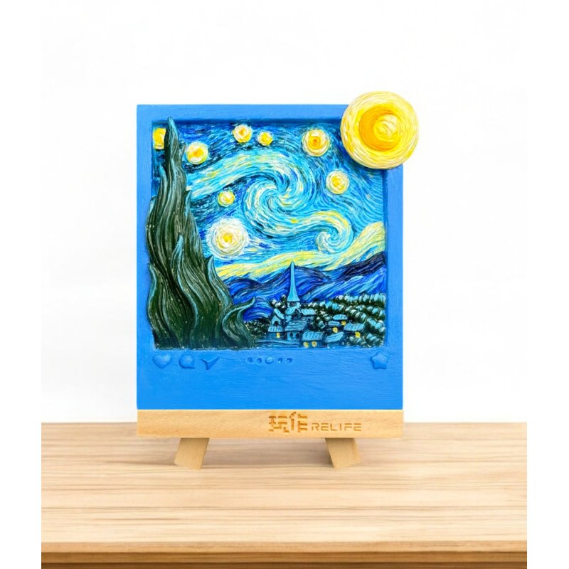 MAGNET DIY - Nuit Etoilée - Aimant à peindre en 3D DIY