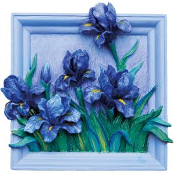 MAGNET DIY - Iras Lilas - Aimant à peindre en 3D DIY