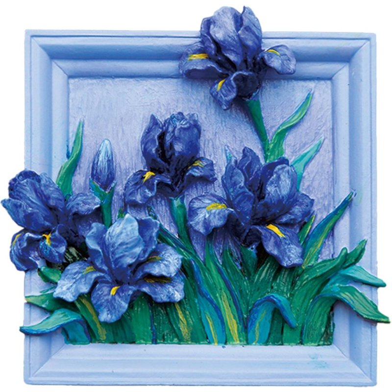 MAGNET DIY - Iras Lilas - Aimant à peindre en 3D DIY
