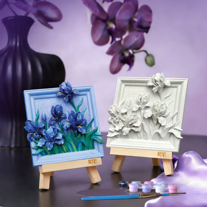 MAGNET DIY - Iras Lilas - Aimant à peindre en 3D DIY