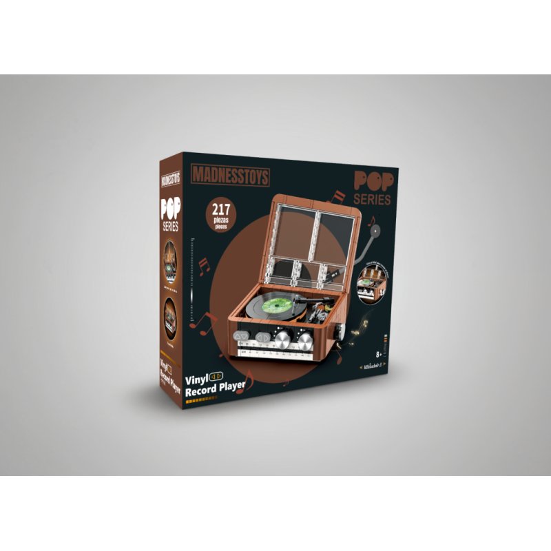 POP SERIES - Kit de Construction - Tourne-disque - 217pc