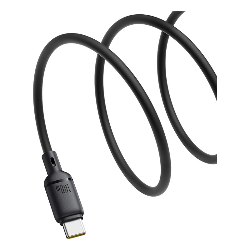 Baseus Silky Şarj Kablo TYPE-C-C 1m-Syh câble USB USB C Noir