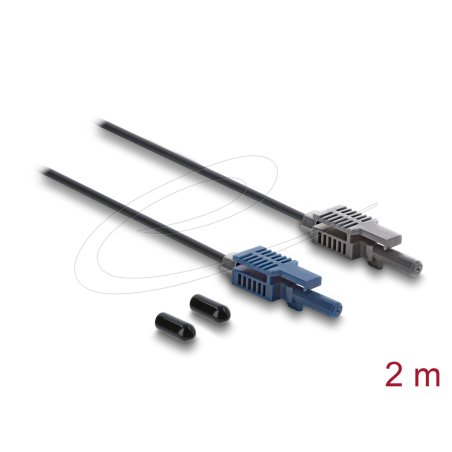 DELOCK LWL POF Kunstst. Kabel HFBR 4503-4513Z Simpl StSt 2m
