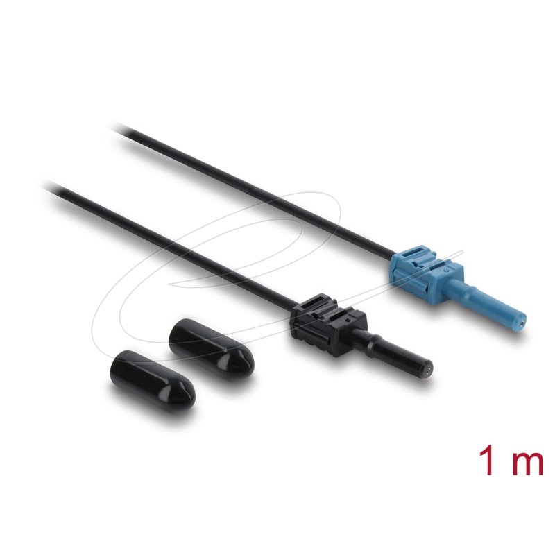 DELOCK LWL POF Kunstst. Kabel HFBR 4531-4533Z Simpl StSt 1m