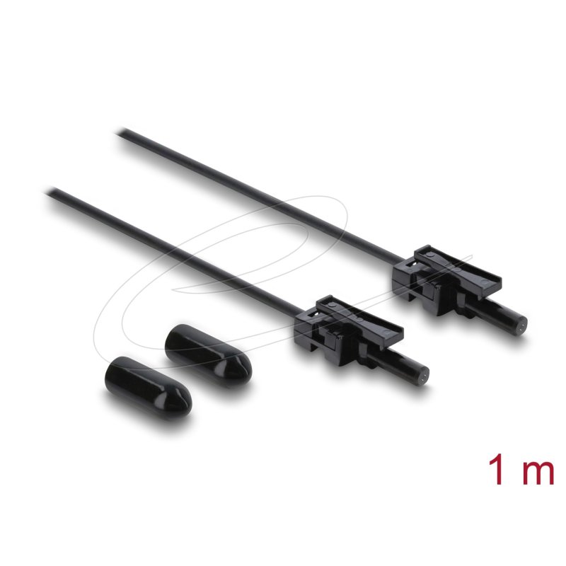 DELOCK LWL POF Kunstst. Kabel HFBR 4532-4532Z Simpl StSt 1m